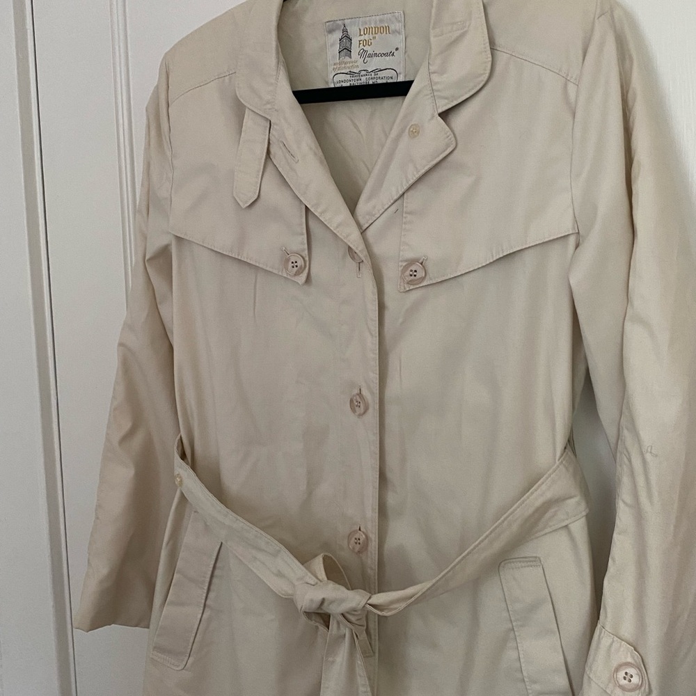 London Fog Women's Beige Trench Coat